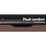 Elegant 3-Tier PU Leather Shoe Storage Bench