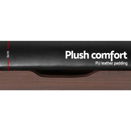 Elegant 3-Tier PU Leather Shoe Storage Bench