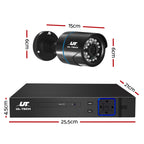 UL-Tech 4-Channel CCTV Security System with 4 Cameras