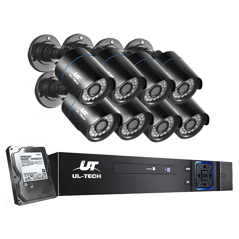 UL-tech 8CH CCTV Security System with 4TB Storage