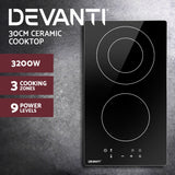 30cm Electric Ceramic Cooktop with Safety Features