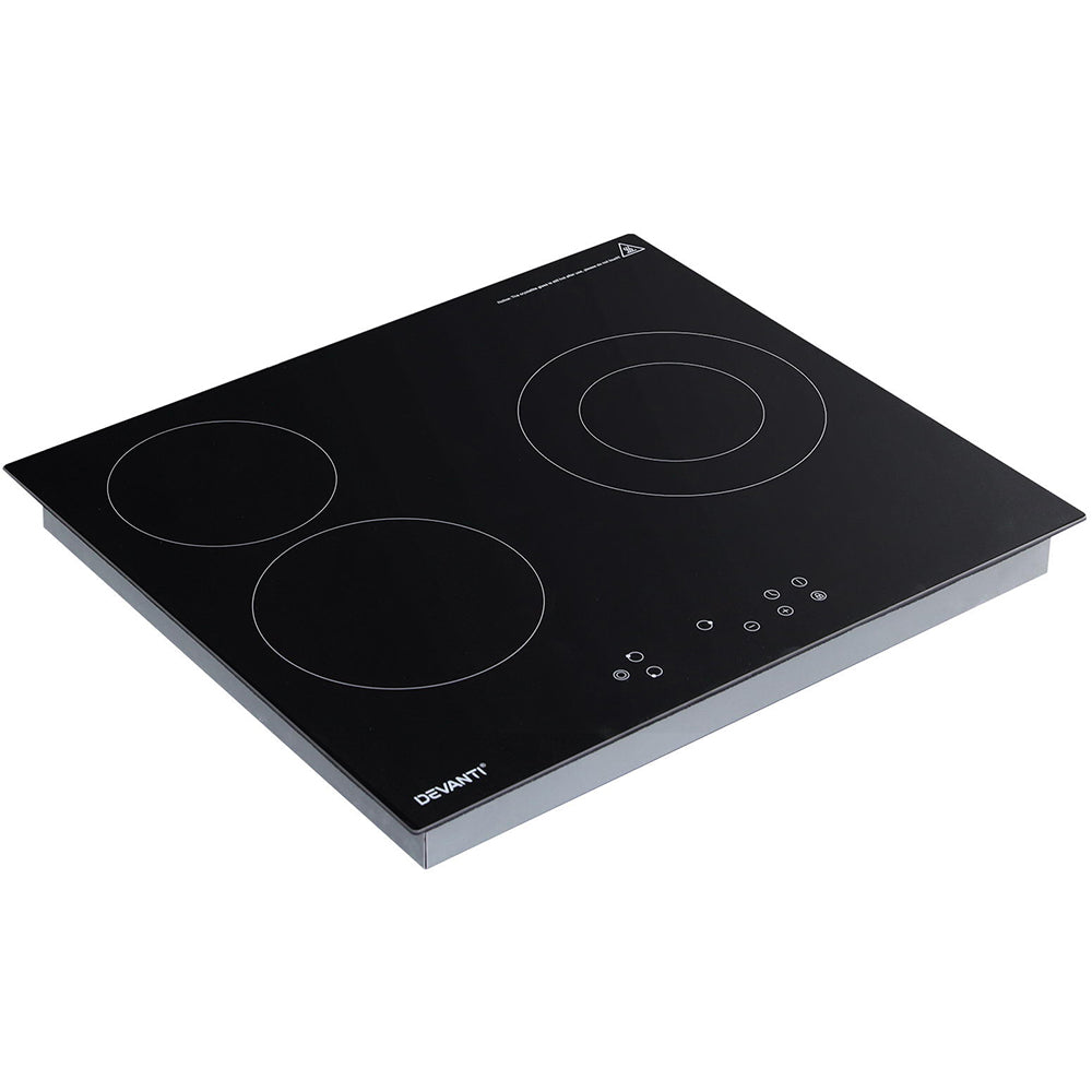 Electric Ceramic Cooktop 60cm 4 Burner Touch Control