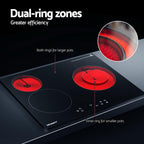 Electric Ceramic Cooktop 60cm 4 Burner Touch Control