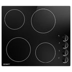 60cm Electric Ceramic Cooktop with Safety Features