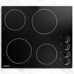 60cm Electric Ceramic Cooktop with Safety Features