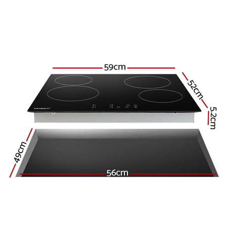 60cm Electric Ceramic Touch Control Cooktop