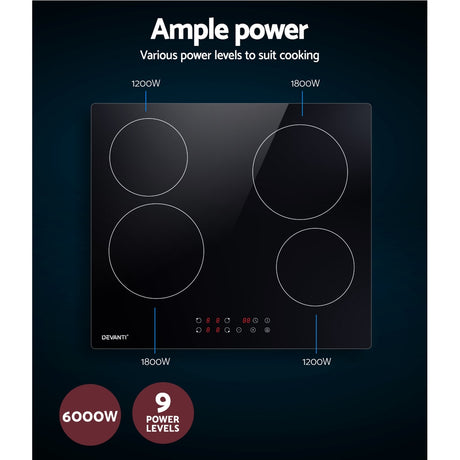 60cm Electric Ceramic Touch Control Cooktop