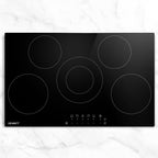 90cm Electric Ceramic Cooktop with Touch Controls