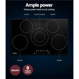 90cm Electric Ceramic Cooktop with Touch Controls