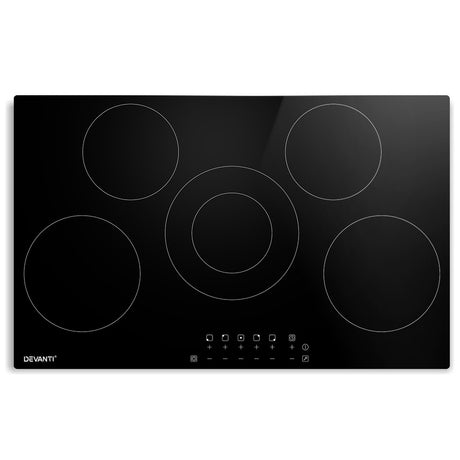 90cm Electric Ceramic Cooktop with Touch Controls