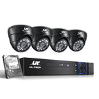 UL-Tech 4CH CCTV Security System with 2TB HDD