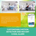 UL-Tech 8CH CCTV Security System with 4 Cameras