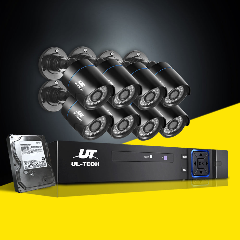 UL-Tech 8CH DVR CCTV Security System
