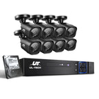 UL-Tech 8CH CCTV Security System with 2TB DVR