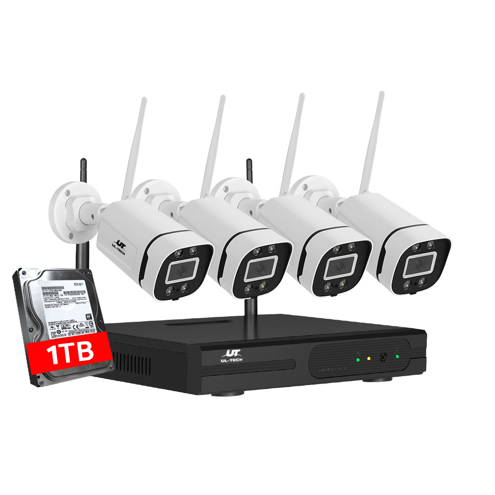UL-Tech 8CH Wireless CCTV Security System