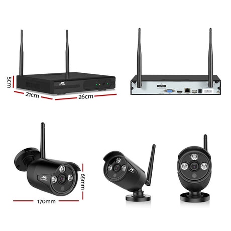 UL-Tech 8CH Wireless CCTV Security System