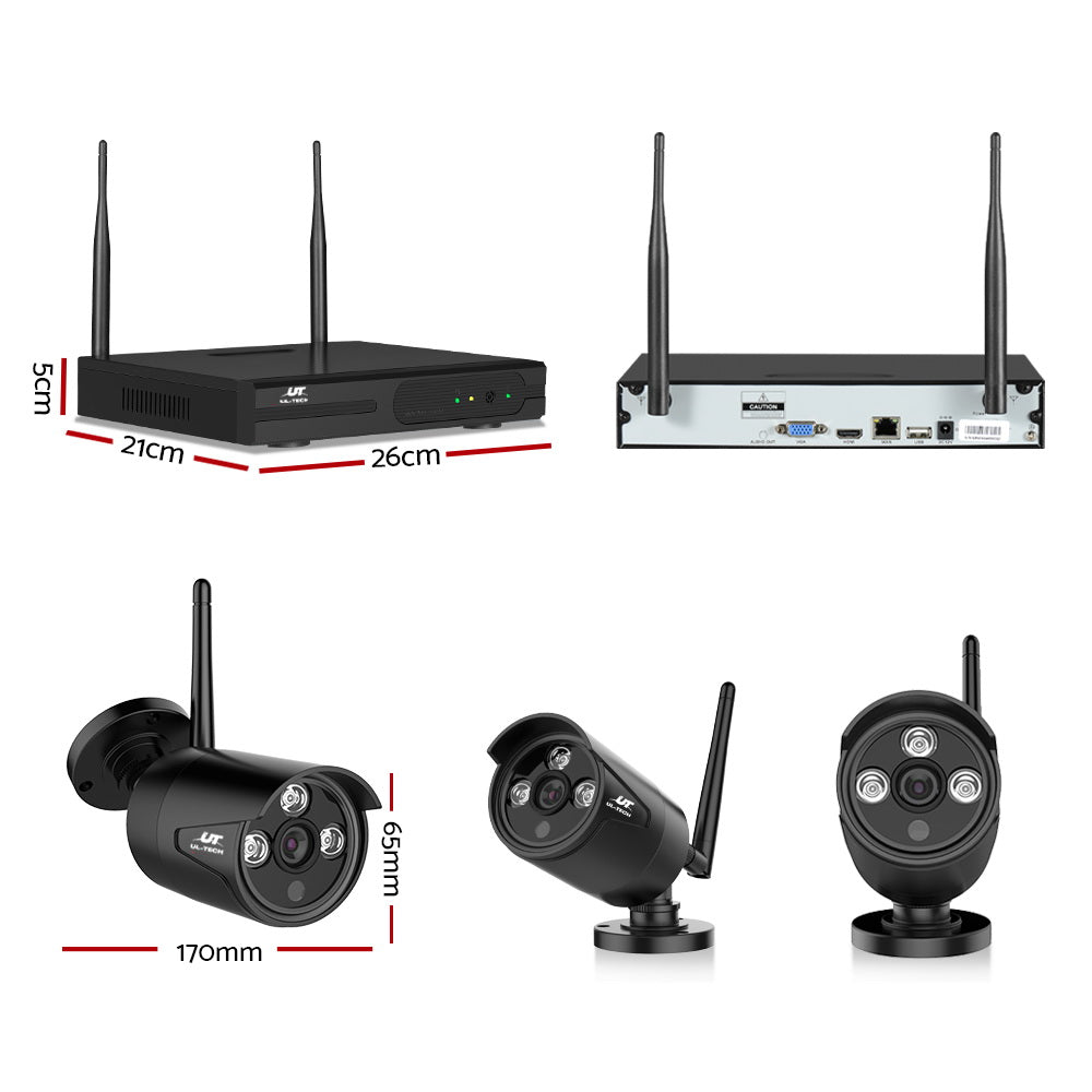 UL-tech 8CH Wireless CCTV Security System