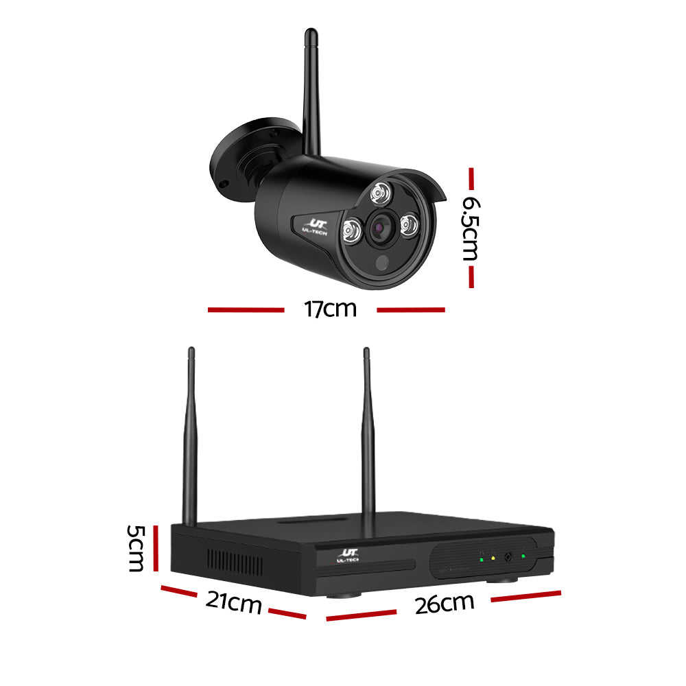 UL-Tech 8CH Wireless CCTV System with 8 Cameras