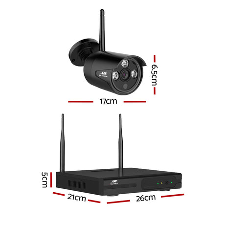 UL-Tech 8CH Wireless CCTV System with 8 Cameras