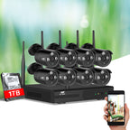 UL-tech 8-Channel Wireless CCTV Security System