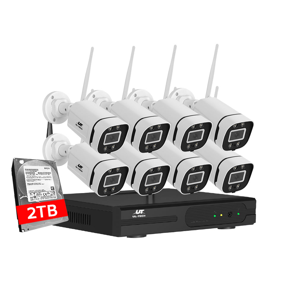 UL-tech 8CH Wireless 3MP CCTV System
