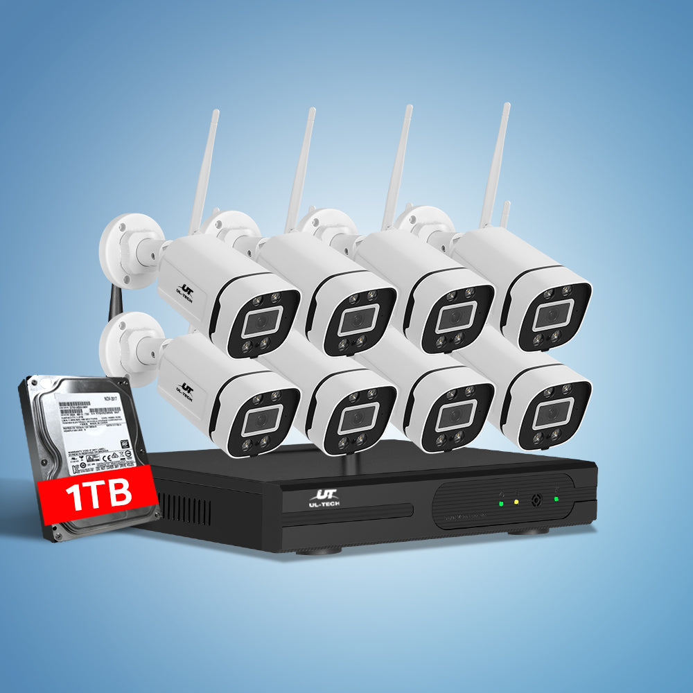 UL-tech Wireless Security Camera System 8CH 3MP