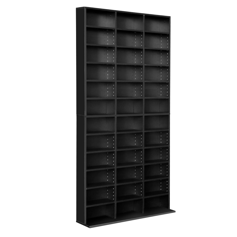 Artiss Black CD Storage Bookshelf