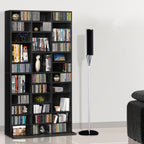 Artiss Black CD Storage Bookshelf
