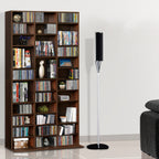 Artiss BERT Walnut Bookshelf CD Storage Rack