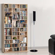 Artiss BERT Oak Bookshelf CD Storage Rack