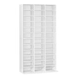 Artiss BERT White Bookshelf CD Storage Rack