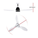 Devanti 48'' Remote Control Ceiling Fan with Light
