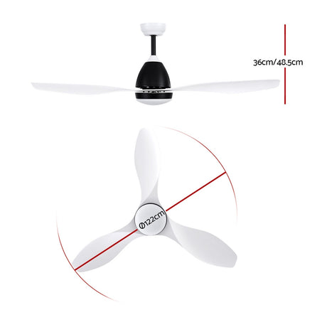 Devanti 48'' Remote Control Ceiling Fan with Light