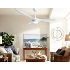 Devanti 52-Inch White Ceiling Fan with Light