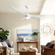 Devanti 52-Inch White Ceiling Fan with Light