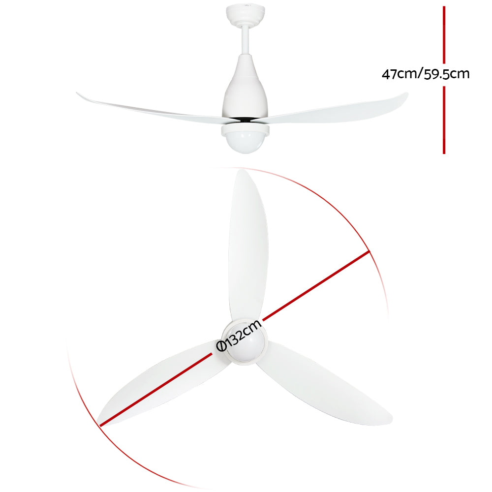 Devanti 52'' DC Motor Ceiling Fan with Light