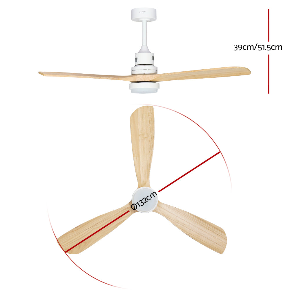 Devanti 52" Ceiling Fan with LED Light