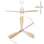 Devanti 52" Ceiling Fan with LED Light