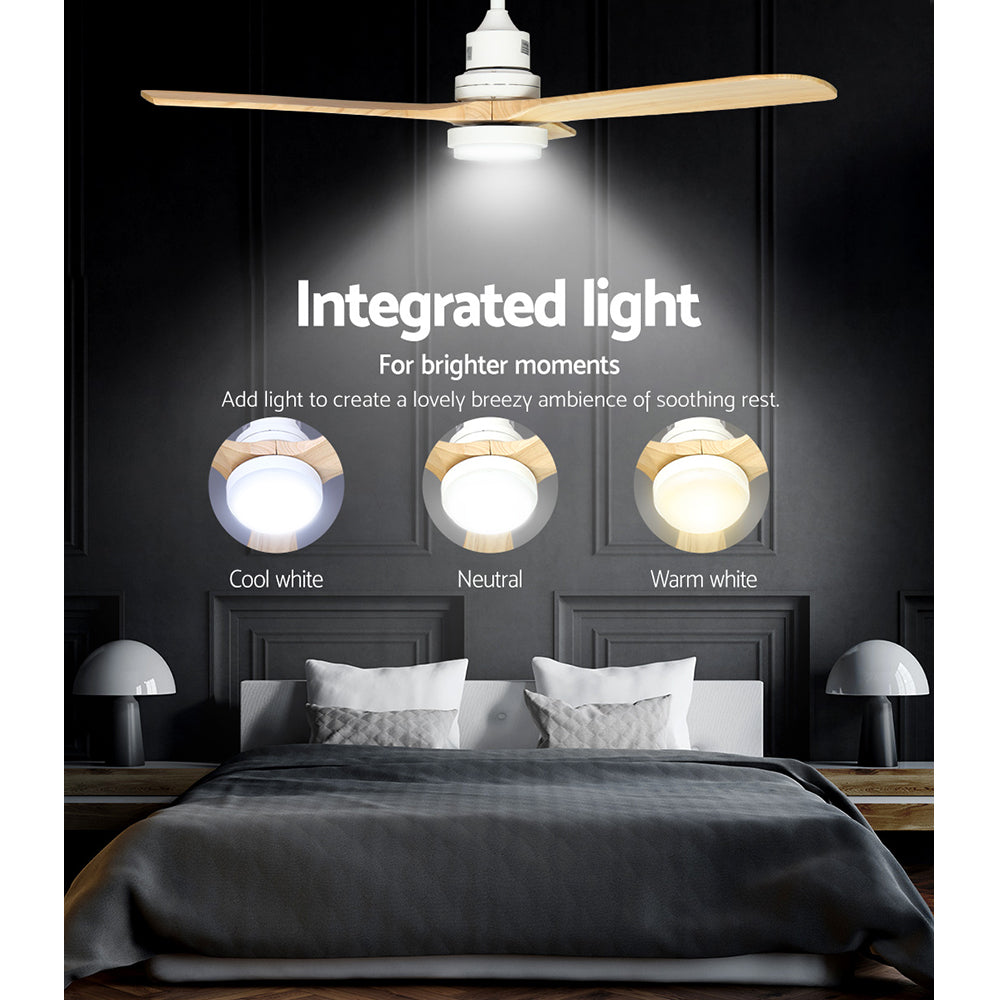 Devanti 52" Ceiling Fan with LED Light