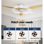 Devanti 52" DC Motor Ceiling Fan with Light