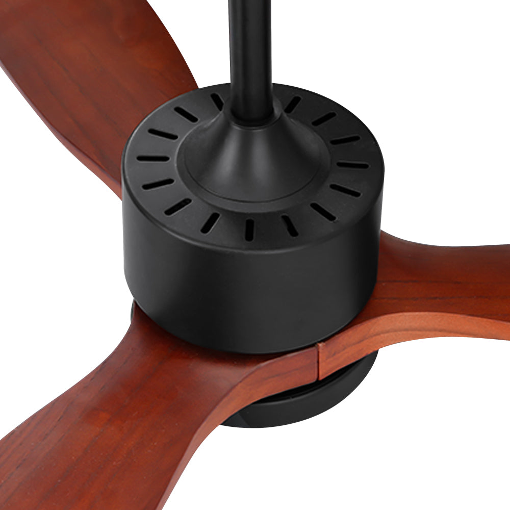 Devanti 52'' Dark Wood Ceiling Fan with Light