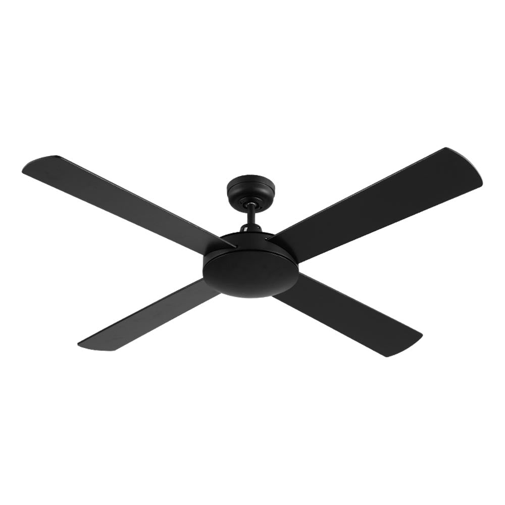 Devanti 52'' Remote-Controlled Ceiling Fan - Black