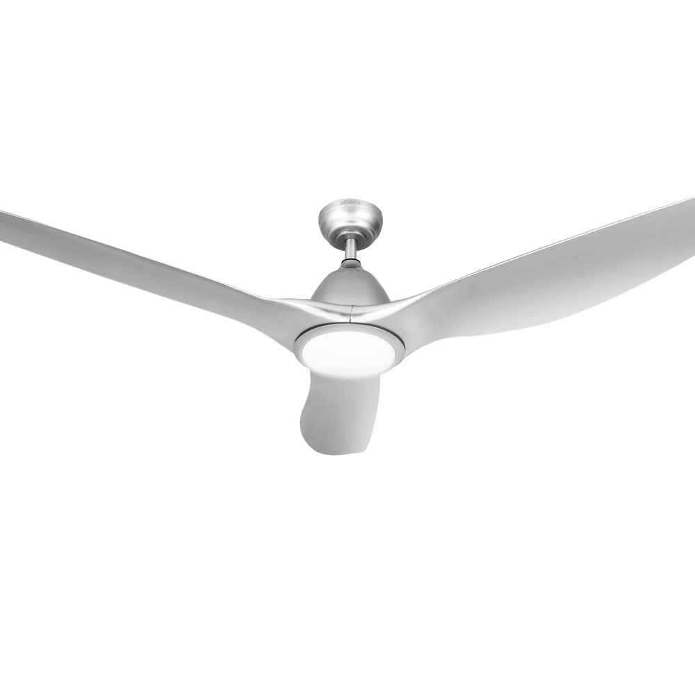 Devanti 64 Inch Silver Ceiling Fan with Remote