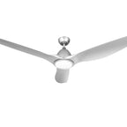 Devanti 64 Inch Silver Ceiling Fan with Remote