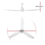 Devanti 64'' DC Motor Ceiling Fan with Light