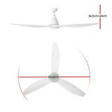 Devanti 64'' DC Motor Ceiling Fan with Light