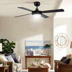 Devanti 52'' Remote-Controlled Ceiling Fan with Light