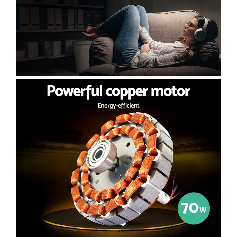 Devanti 52'' Remote-Controlled Ceiling Fan with Light