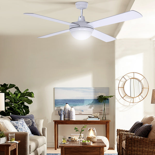 Devanti 52'' Remote-Controlled Ceiling Fan with Light