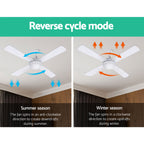 Devanti 52'' Remote-Controlled Ceiling Fan with Light